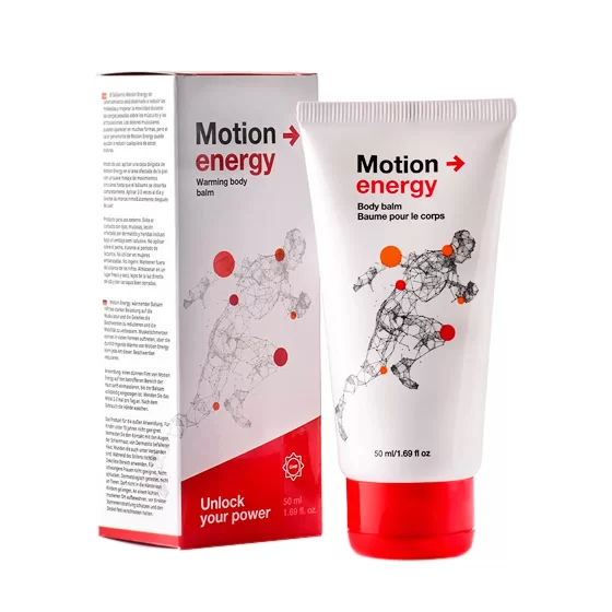 Motion energy crema — bálsamo corporal para aliviar el dolor de espalda, rodilla y cuello